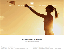 Tablet Screenshot of hotelinmotion.nl